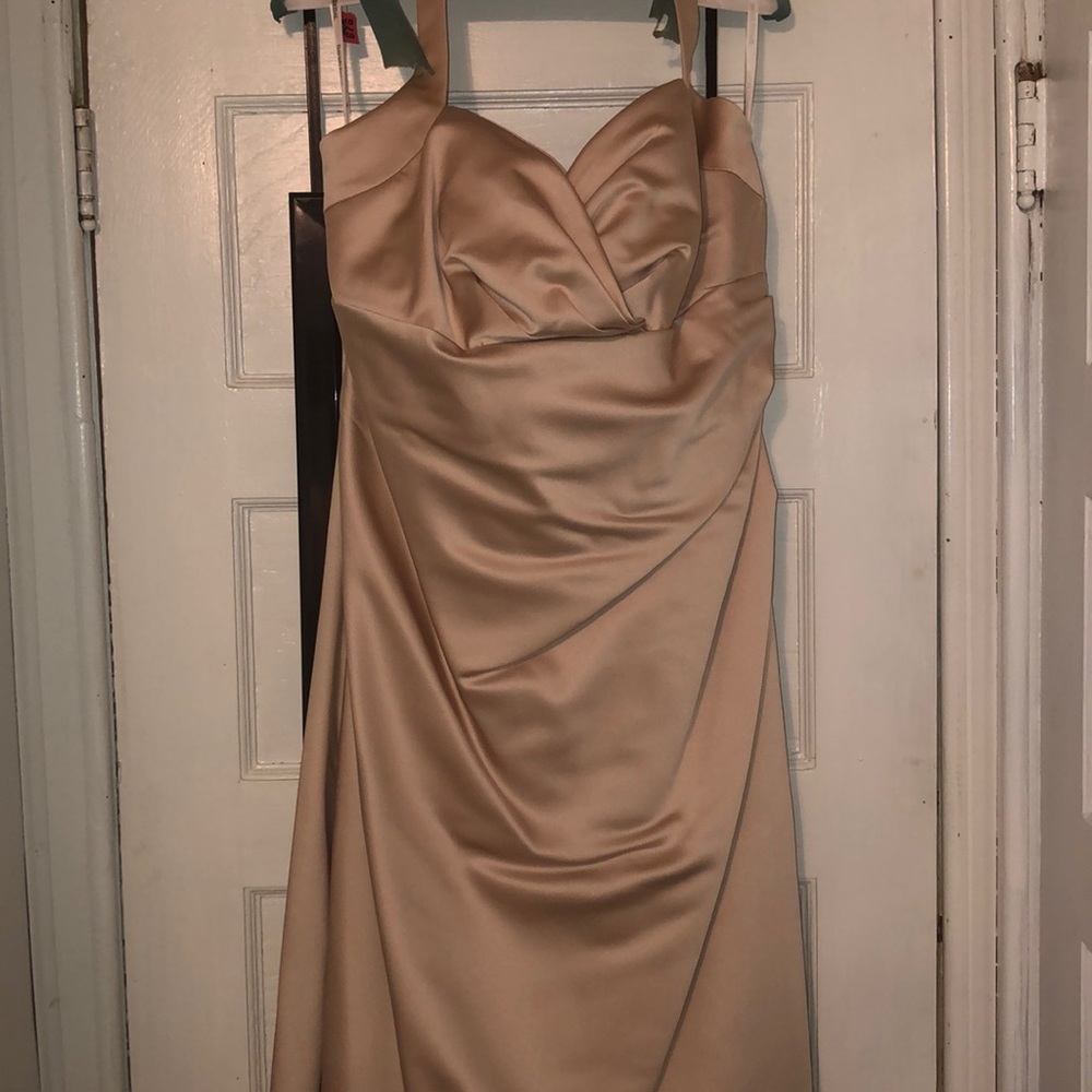 Champagne evening gown